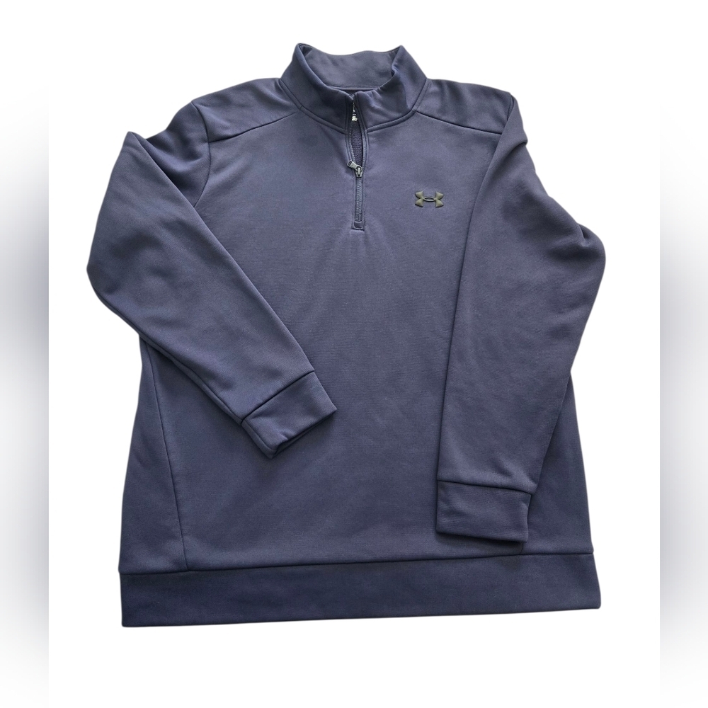 Under Amour Navy Fleece Quarter Zip XXL - Picture 5 of 5